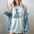 Just Graduated Cat With Graduation Cap And Diploma For Men Women Girls Kids Women's Comfort Colors T-Shirt Bay