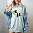 I Did It Kawaii Panda With Graduation Cap Diploma Women's Comfort Colors T-Shirt Bay
