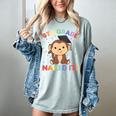Kids 8th Grade Nailed It Monkey Graduation Women's Comfort Colors T-Shirt Bay