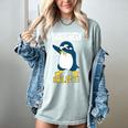 Kids Kindergarten Dabbing Penguin Nailed It Graduation Class 2021 Women's Comfort Colors T-Shirt Bay