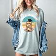 Kids Pre-K Graduate Sloth Cap And Gown Cute Preschool Graduation Women's Comfort Colors T-Shirt Bay