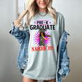 Kids Pre K Graduation Flossing Girl Nailed It Graduate Girls Women's Comfort Colors T-Shirt Bay