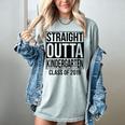 Kids Straight Outta Kindergarten Class Of 2019 Graduation Women's Comfort Colors T-Shirt Bay