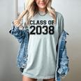 Kindergarten Class Of 2038 First Day School Graduation Women's Comfort Colors T-Shirt Bay