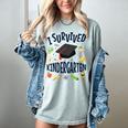 Kindergarten Graduation Shirt I Survived Kindergarten Women's Comfort Colors T-Shirt Bay