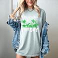 Kindergarten Is History Dinosaur Graduation Women's Comfort Colors T-Shirt Bay