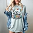 Last Day Of School Autograph 2nd Grade Graduation Boys Girls Women's Comfort Colors T-Shirt Bay