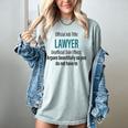 Lawyer Definition Quote Attorney Student Graduation Women's Comfort Colors T-Shirt Bay