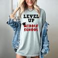 Level Up Middle School 5th Grade Graduation Women's Comfort Colors T-Shirt Bay