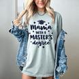 Mama With A Masters Degree Graduation Ceremony Mom Women's Comfort Colors T-Shirt Bay