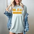 Master Graduation Completed Master Of Education Teacher Men Women Women's Comfort Colors T-Shirt Bay