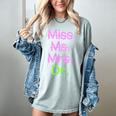 MIss Ms Mrs Dr Graduation Phd Pink And Green Class 2021 Women's Comfort Colors T-Shirt Bay
