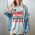 My Mommy Did It And She Did It For Me Nurse Graduation Mom Women's Comfort Colors T-Shirt Bay