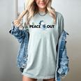 Peanuts Graduation Peace Out Snoopy Woodstock Women's Comfort Colors T-Shirt Bay