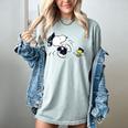 Peanuts Graduation Squad Snoopy Woodstock Raglan Baseball Tee Women's Comfort Colors T-Shirt Bay