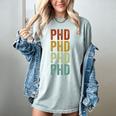 PHD Graduation Doctorate Women's Comfort Colors T-Shirt Bay