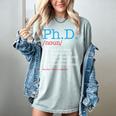 PhD PHD Student Definition Sarcastic Graduation Women's Comfort Colors T-Shirt Bay