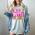 Pink STRAIGHT OUTTA Preschool PRE-K Graduation Women's Comfort Colors T-Shirt Bay