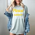 Please Don't Ask Me About College Graduation Tee T-Shirt Women's Comfort Colors T-Shirt Bay