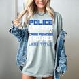 Police Officer Saying Academy Graduation Women Men Women's Comfort Colors T-Shirt Bay