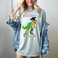 Preschool Graduation Class Of 2022 Graduate Dinosaur Kids Women's Comfort Colors T-Shirt Bay