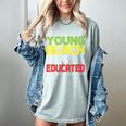 Proud African American Educated Graduation Women's Comfort Colors T-Shirt Bay