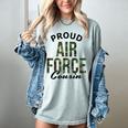 Proud Air Force Cousin Deployment Homecoming Graduation USAF Women's Comfort Colors T-Shirt Bay