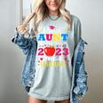 Proud Aunt Of 2023 Pre-K Graduate Senior Graduation Matching Women's Comfort Colors T-Shirt Bay