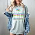 Proud Auntie Of Kindergarten Graduate 2024 Graduation Auntie Women's Comfort Colors T-Shirt Bay
