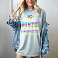 Proud Auntie Of Kindergarten Graduate 2025 Graduation Auntie Women's Comfort Colors T-Shirt Bay