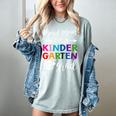 Proud Mom Of A Kindergarten Grad Shirt Graduation Women's Comfort Colors T-Shirt Bay