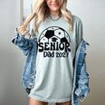 Proud Senior Dad Soccer Class Of 2027 Graduation Graduate Women's Comfort Colors T-Shirt Bay