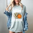 Proud Senior Mom Class Of 2026 Basketball Graduation Leopard Women's Comfort Colors T-Shirt Bay