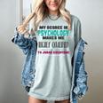 Qualified Psychologist PhD PsyD Shirt Graduation Women's Comfort Colors T-Shirt Bay