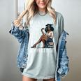 Queen Masters Degree Graduation Educated Melanin Grad Women's Comfort Colors T-Shirt Bay