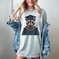 Raccoon Graduation Women's Comfort Colors T-Shirt Bay