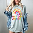 Rainbow Last Day Of 2nd Grade Teacher Student Graduation For Men Women Kids Women's Comfort Colors T-Shirt Bay