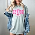 Retro Senior 2026 Class Of 2026 Coquette Pink Bow Graduation Women's Comfort Colors T-Shirt Bay