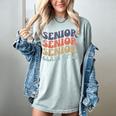 SENIOR 2023 Retro Class Of 2023 Seniors Graduation 23 Hippie Women's Comfort Colors T-Shirt Bay