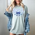 Senior 2026 Class Of 2026 Toile Coquette Bow Graduation 2026 Women's Comfort Colors T-Shirt Bay