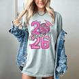 Senior 2026 Graduation Girls Coquette Pink Bow Class Of 2026 Premium Women's Comfort Colors T-Shirt Bay