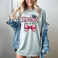 Senior Class Of 2027 Coquette Pink Bow Graduation 2027 Girls Women's Comfort Colors T-Shirt Bay