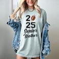Senior Football Brother Class Of 2025 Graduation Graduate Women's Comfort Colors T-Shirt Bay