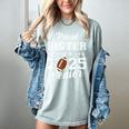 Senior Football Sister Class Of 2025 Graduation Graduate Women's Comfort Colors T-Shirt Bay