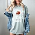 Senior Mom Class Of 2024 Football Proud Mom Graduation Women's Comfort Colors T-Shirt Bay