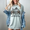 Senior Mom Class Of 2025 Senior Mama 2025 Leopard Graduation Women's Comfort Colors T-Shirt Bay
