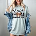 Senior Mom Class Of 2026 Graduation Leopard Coquette Bow Women's Comfort Colors T-Shirt Bay