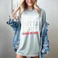 Straight Outta First Grade Class Of 2018 Graduation Women's Comfort Colors T-Shirt Bay