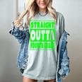 Straight Outta Fourth Grade Graduation Class Women's Comfort Colors T-Shirt Bay