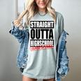 Straight Outta High School Class Of 2023 Graduation Women's Comfort Colors T-Shirt Bay